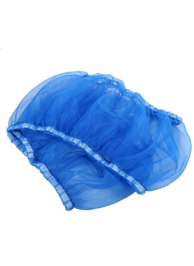 Universal Bird Cage, Elastic Adjustable Bird Cage Protective Net, Ventilation Dustproof, Mesh Bird Cage, Suitable for All Birds, 33 * 106-212cm(Blue)