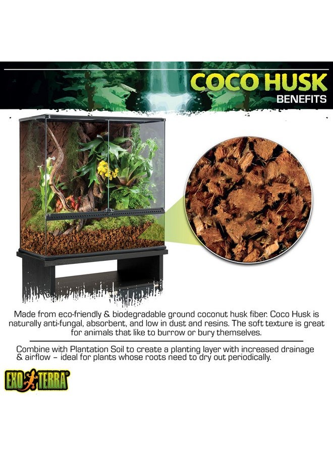 Exo Terra Coco Husk Terrarium Substrate, 8-Quart