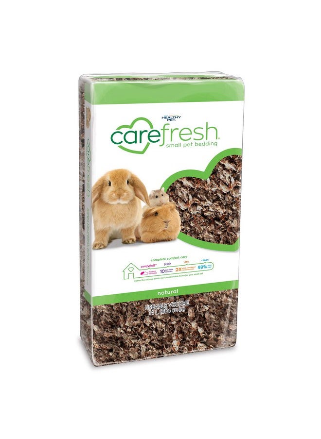 Carefresh 99% Dust-Free Natural Paper Small Pet Bedding with Odor Control, 14 L