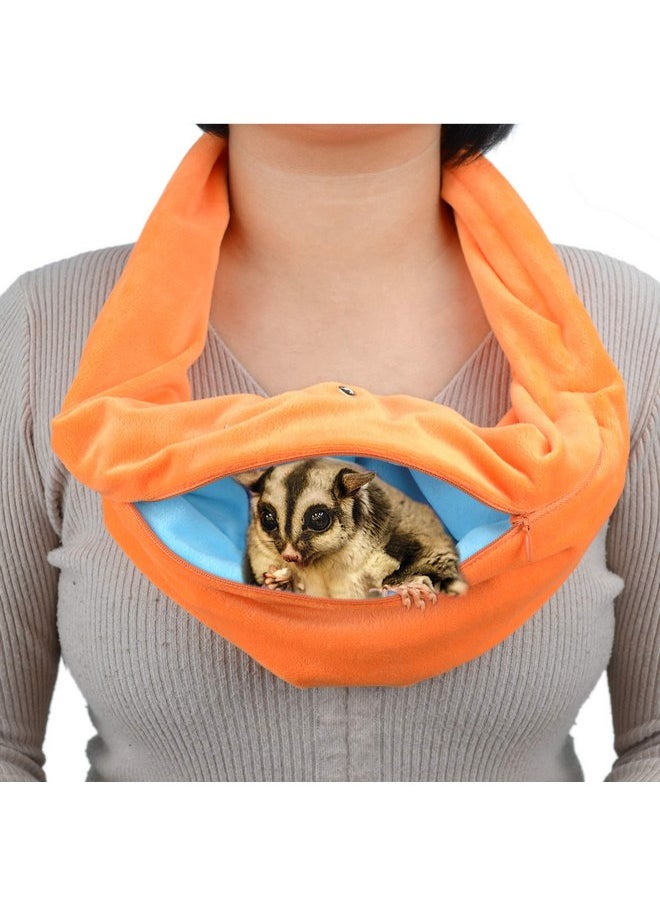 Sugar Glider Bonding Scarf Bonding Pouch Travel Sling Carrier Bag with 4 Air Holes for Pet Glider