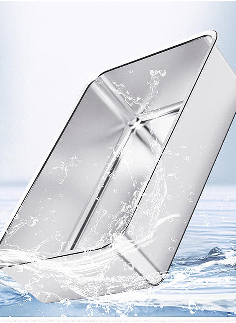 Stainless Steel Cat Litter Box Easy to Clean Cat Litter Box Oversized Anti-Splash Anti-Leakage Sand Splash-Proof Closed Cat Litter Box