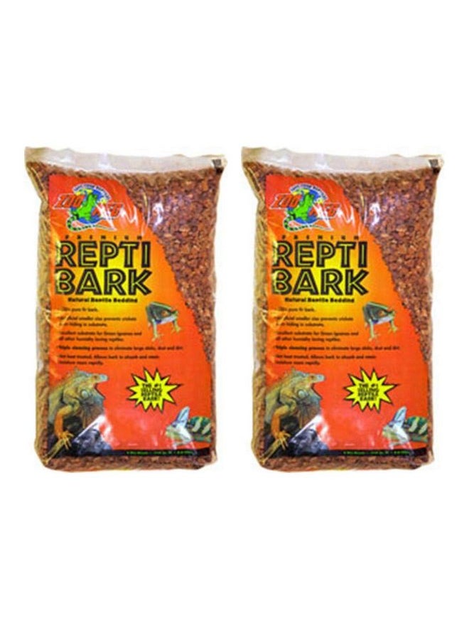 2-PACK Reptile Bark Fir Bedding, 4 Quarts