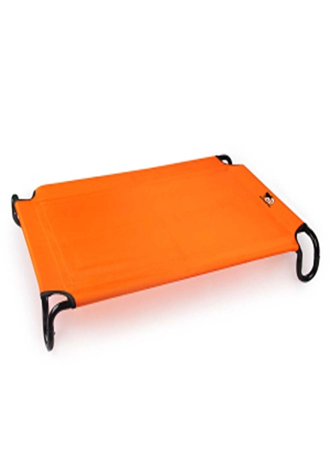 Outdoor - Portable Elevated Pet Cot - Orange