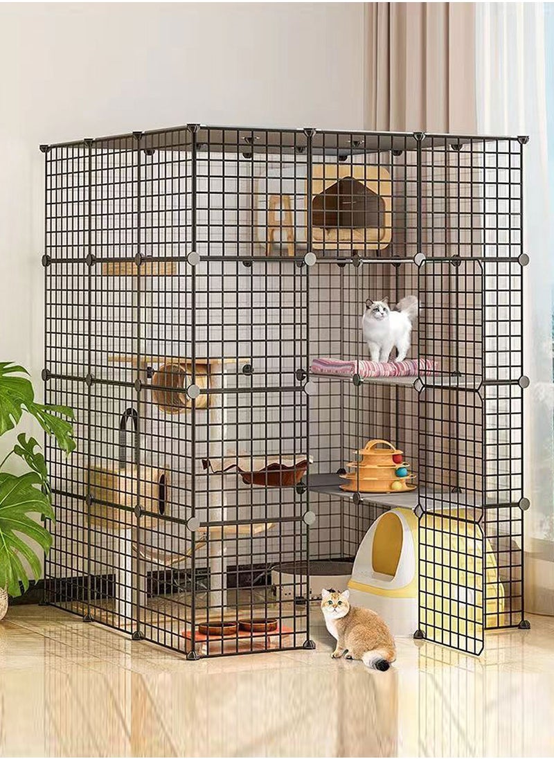 Large Cat Cageextra Large Free Spacelarge Cat Cagehome Indoor Triplex Cat Housecat Houselarge Cat Villa