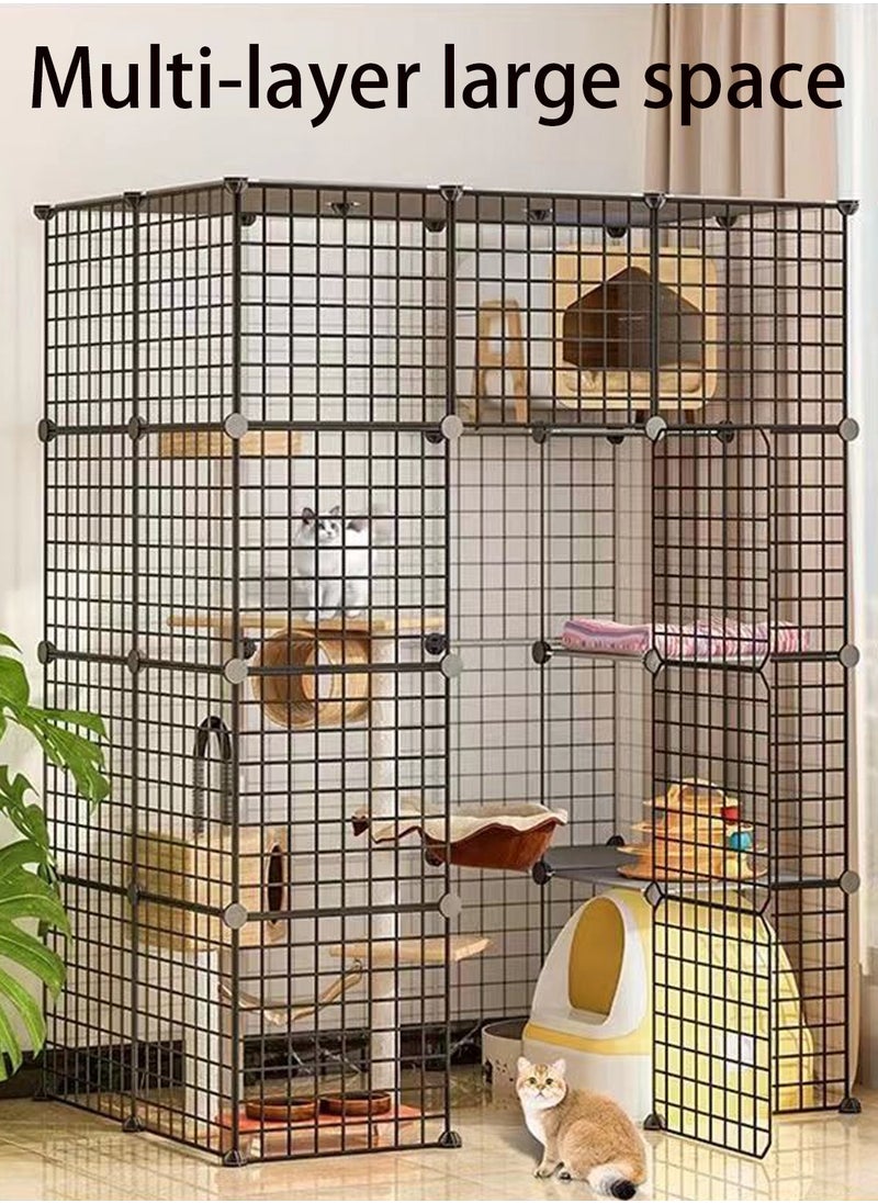 Large Cat Cageextra Large Free Spacelarge Cat Cagehome Indoor Triplex Cat Housecat Houselarge Cat Villa