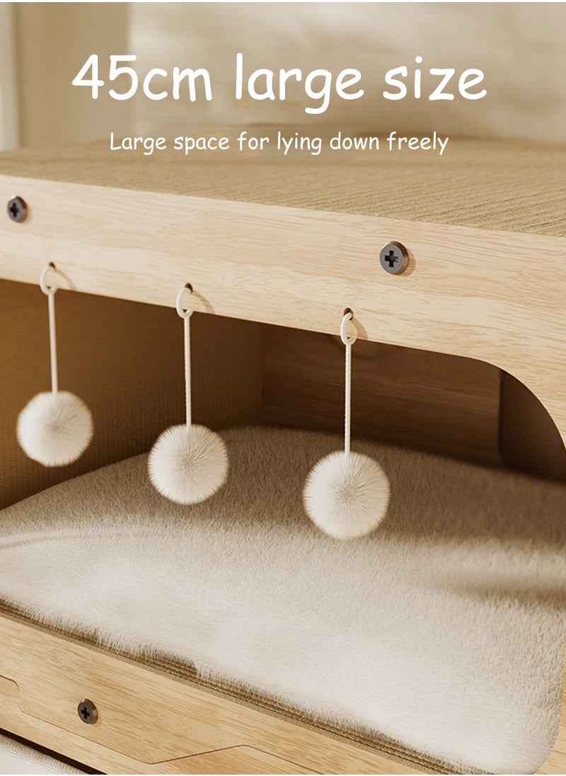 Cat Scratching Board Cat Bed Four Seasons Resistant Scratching Board Column Vertical Cat House