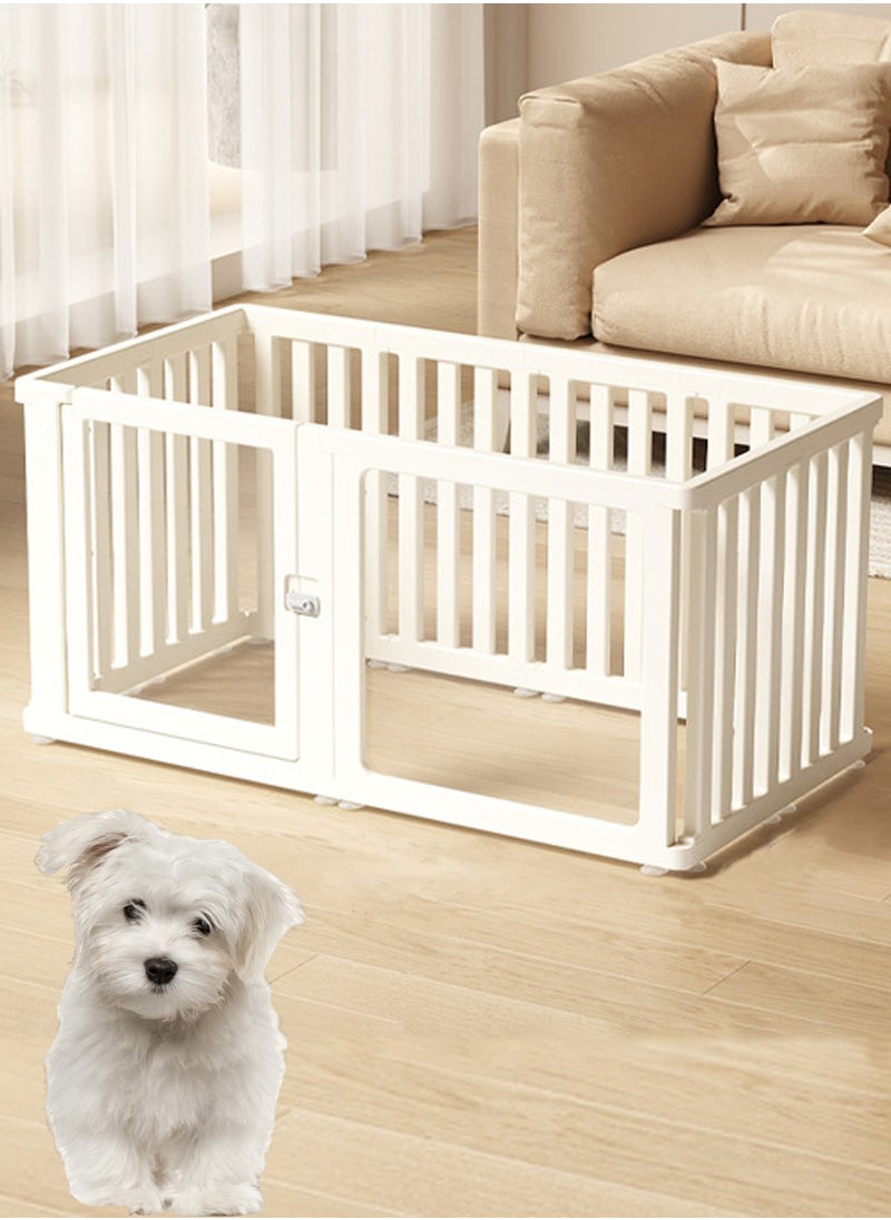 Pet Dog Fence Translucent Acrylic Small Dog Home Dog House Balcony Safety Fence Dog Cage