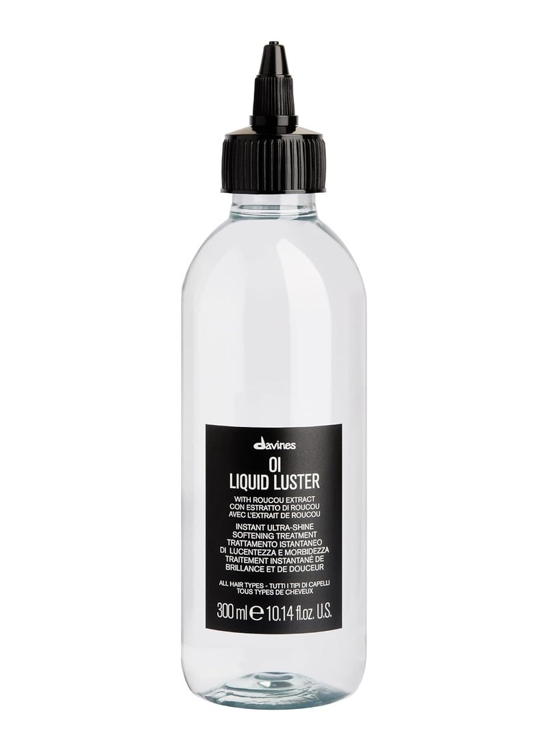 Davines Oi Liquid Luster, Nourishing Rinse-Off Treatment, Add Shine Weightlessly, 10.14 fl. oz.
