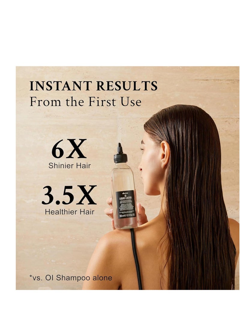 Davines Oi Liquid Luster, Nourishing Rinse-Off Treatment, Add Shine Weightlessly, 10.14 fl. oz.