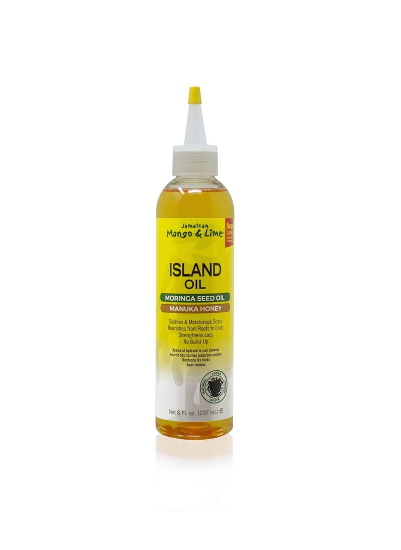 Jamaican Mango & Lime Island Oil, Scalp Oil - 8 Oz,Pack of 2