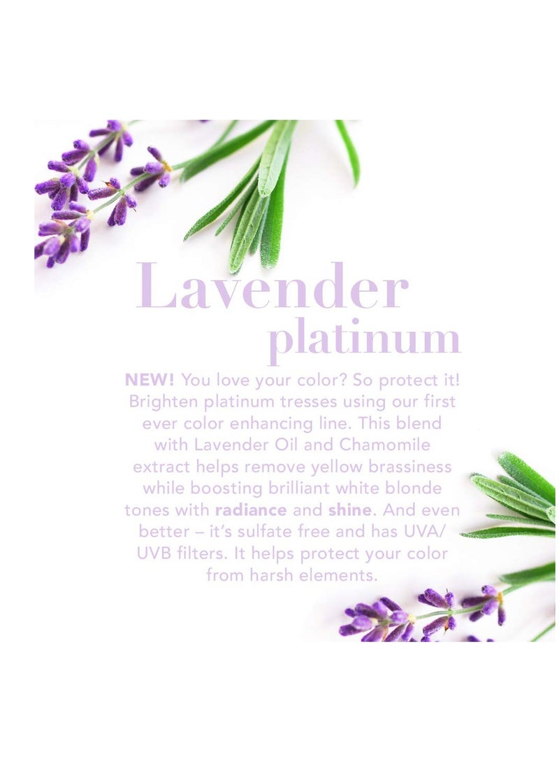 OGX Hydrate & Color Reviving + Luminescent Platinum Penetrating Oil, Lavender 3.3 Fl Oz