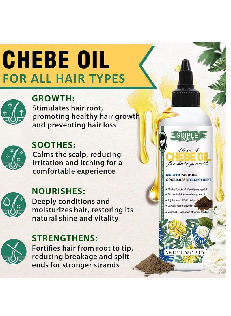 Batana Oil for Hair Growth Batana Hair Oil for Healthy Hair, Organic Hair Growth Batana Oil for Damaged Hair Repair (chebe oil & jar batana oil-pcs)