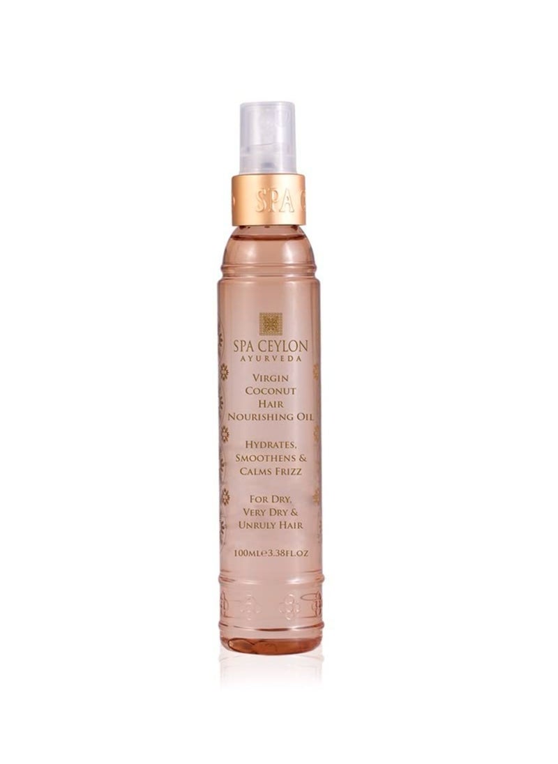 SPA CEYLON Virgin Coconut Hair Nourishing Oil, 100% Natural, Hair Growth, Scalp , Repair, Best for Dry, Very Dry & Unruly Hair