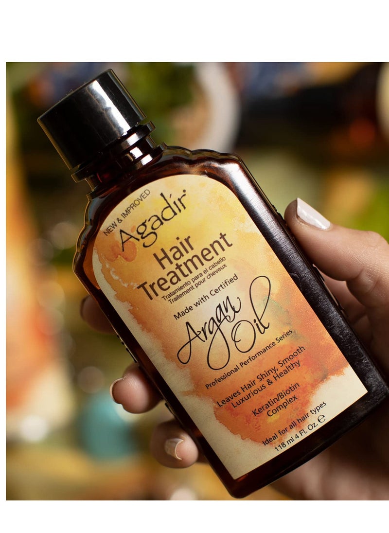 AGADIR Argan Oil Hair Treatment, 4 Fl Oz (Pack of 1)