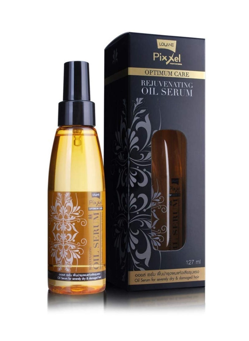 Lolane Pixxel Optimum Care Rejuvenating Oil Serum 127ml For Dry Damaged Hair Argan Oil/Abyssinian Oil/Chufa Sedge Oil/Moringa Oil/Sunflower Oil