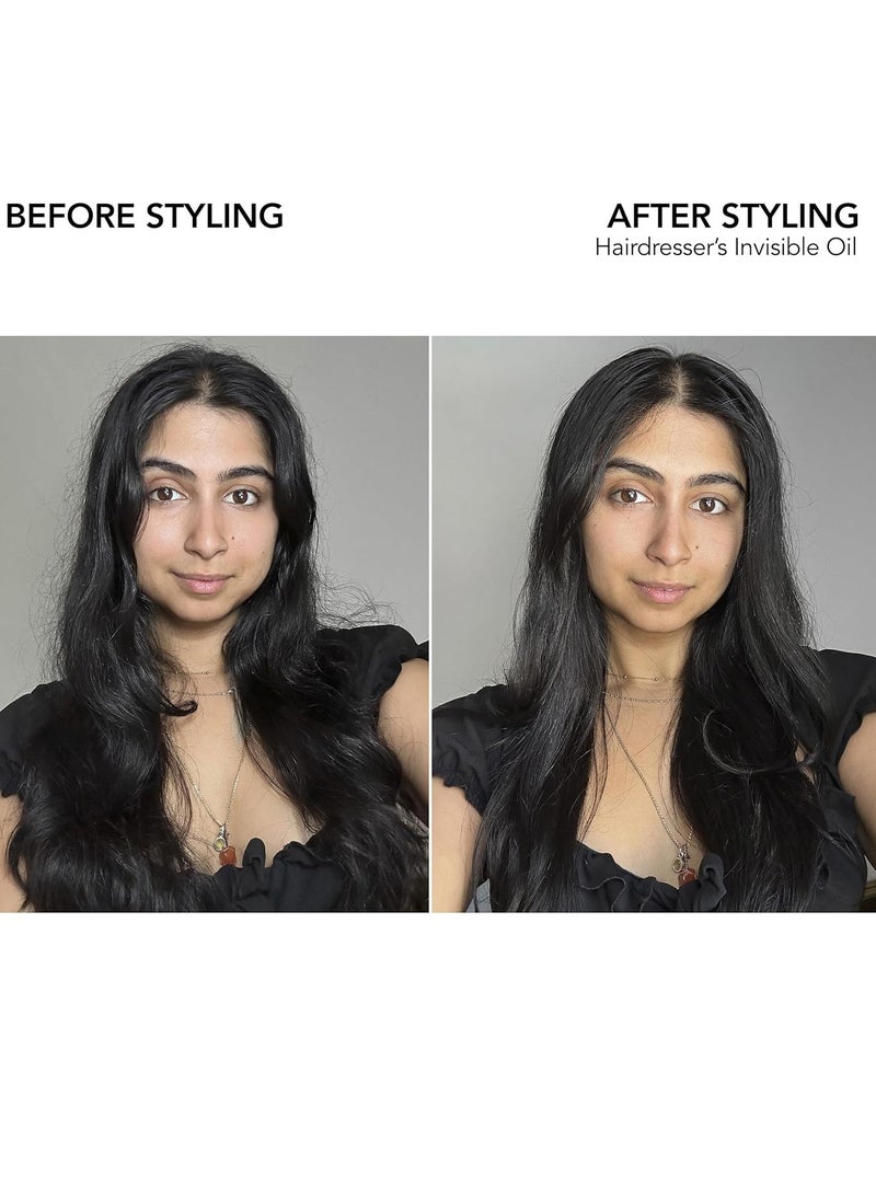 Bumble and bumble. Hairdresser's Invisible Oil Frizz-Reducing Hair Oil | Heat Protection, Anti Frizz + Shine | Curly, Wavy, Straight | With Argan Oil, Coconut Oil + Grapeseed Oil