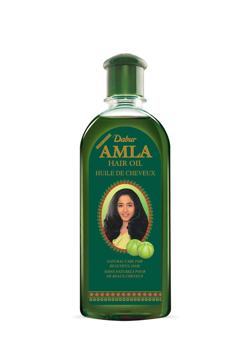 Dabur Amla Hair Oil 500ml - 100% Natural, Enhances Hair Growth, Nourishes Scalp and Hair