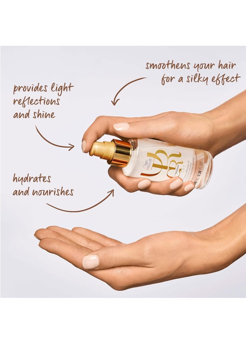 Wella Professionals Oil Reflections Luxury Hair Oil, For Glossy Hair and Smooth Finish, For All Hair Types