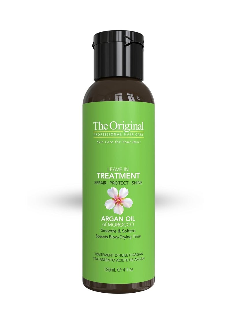 DermOrganic Organic Argan Oil - LEAVE IN TREATMENT 4 oz (1 PACK)