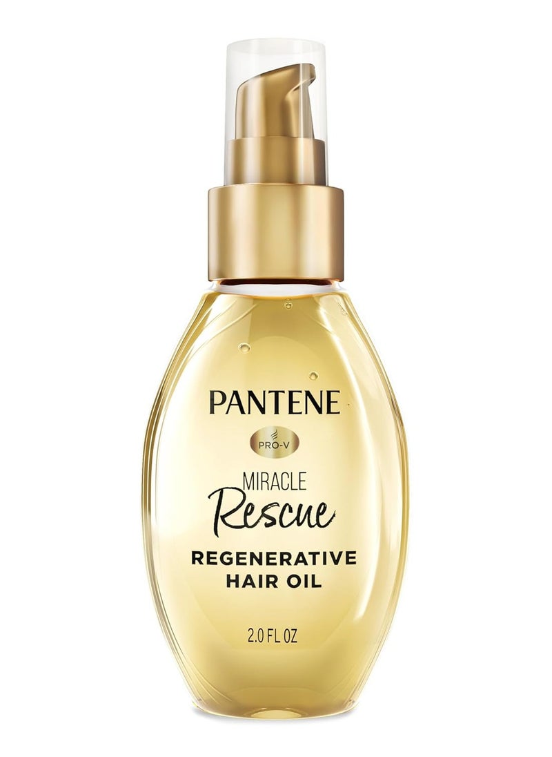 Pantene Miracle Rescue Regenerative Hair Oil, 2.0 FL OZ