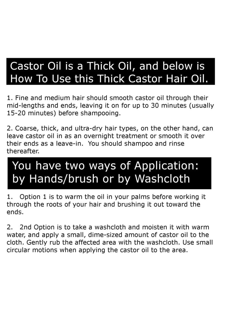 Castor Oil 16 Fl Oz (Glass Bottle) - Tea Tree + Salvia + Rosehip - A Huge Glass Bottle with a Pump - 100% Pure and Natural, Cold Pressed, and Hexane-Free - Hair Oil, Body Oil