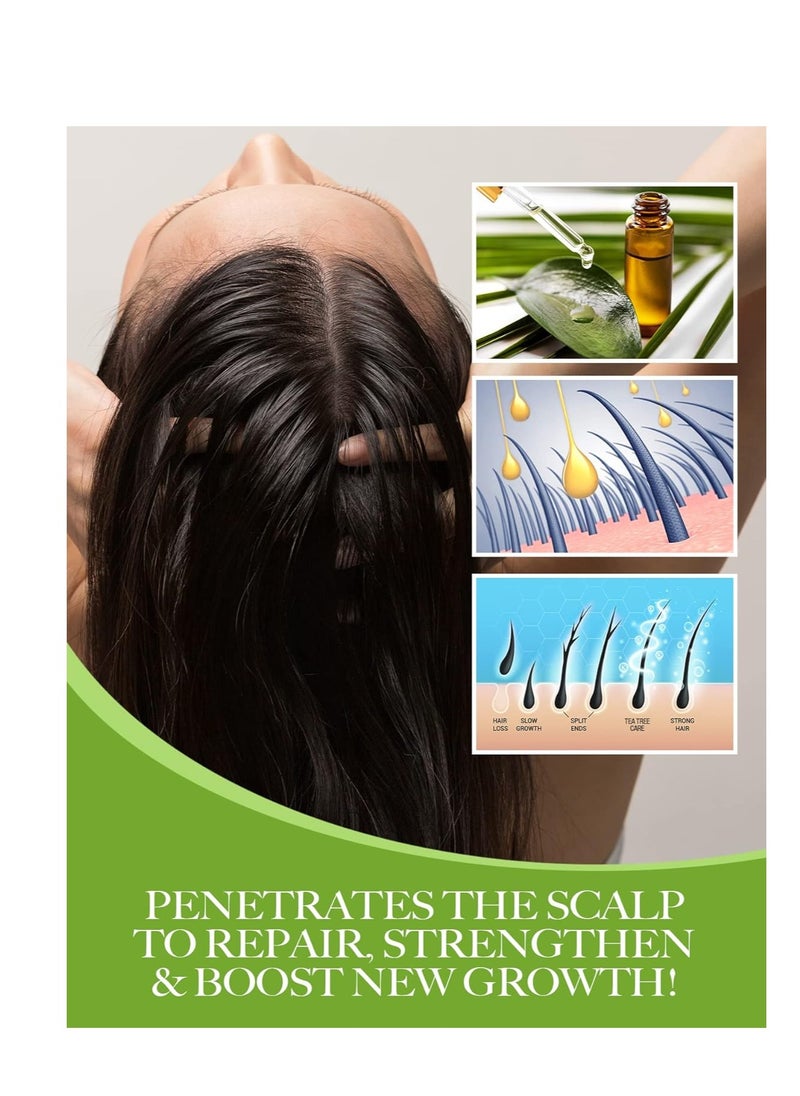 Ethereal Nature Hair Oil clear, blend, Tea Tree, 2.5 Fl Oz