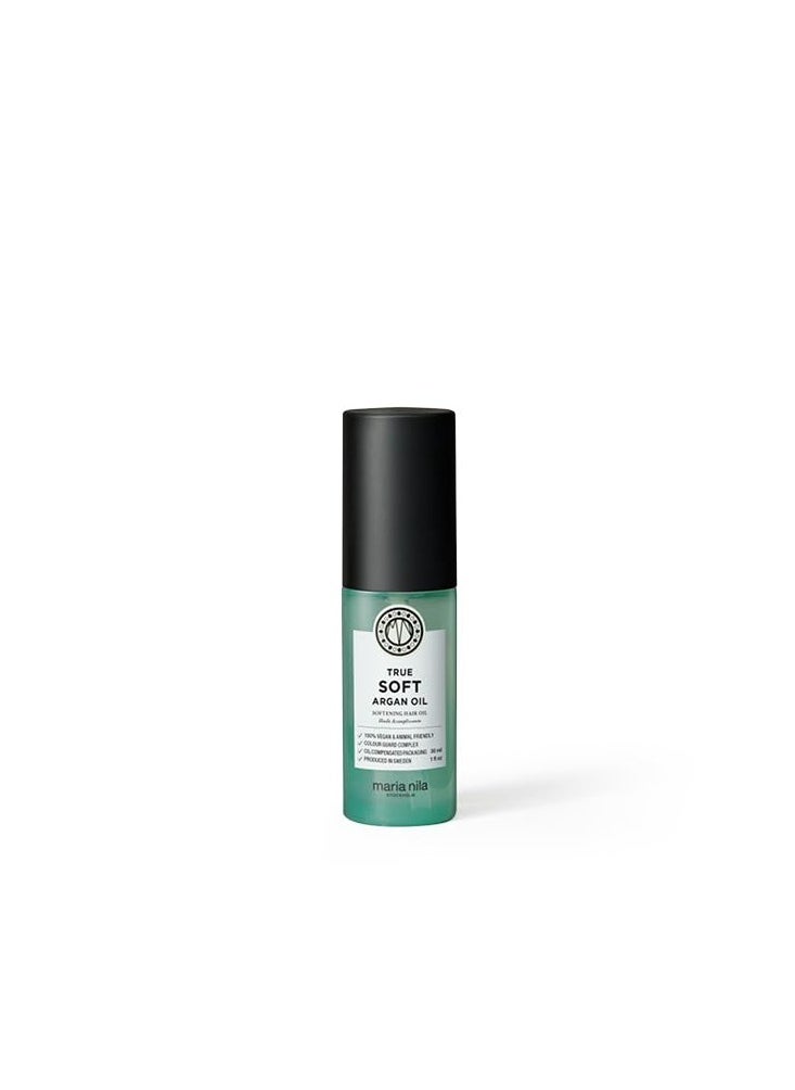 Maria Nila True Soft, For Dry Hair, Argan Oil Remoisturises & Reduces Frizz, 100% Vegan & Sulfate/Paraben free
