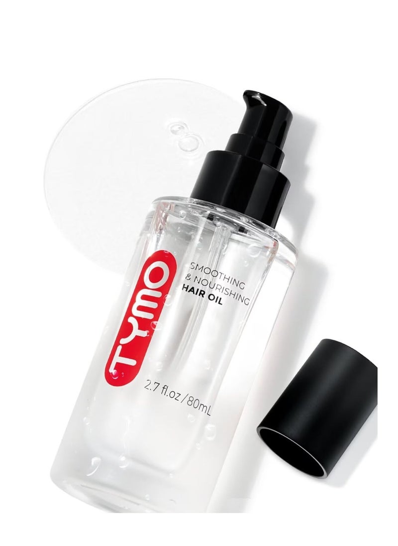 TYMO Weightless Hair Oil | Organic Nourishing Hair Treatment for Shine, Smoothness and Protection | Vegan Hair Serum Perfect for Dry, Damaged, Frizzy and Curly Hair, 2.7 Fl Oz