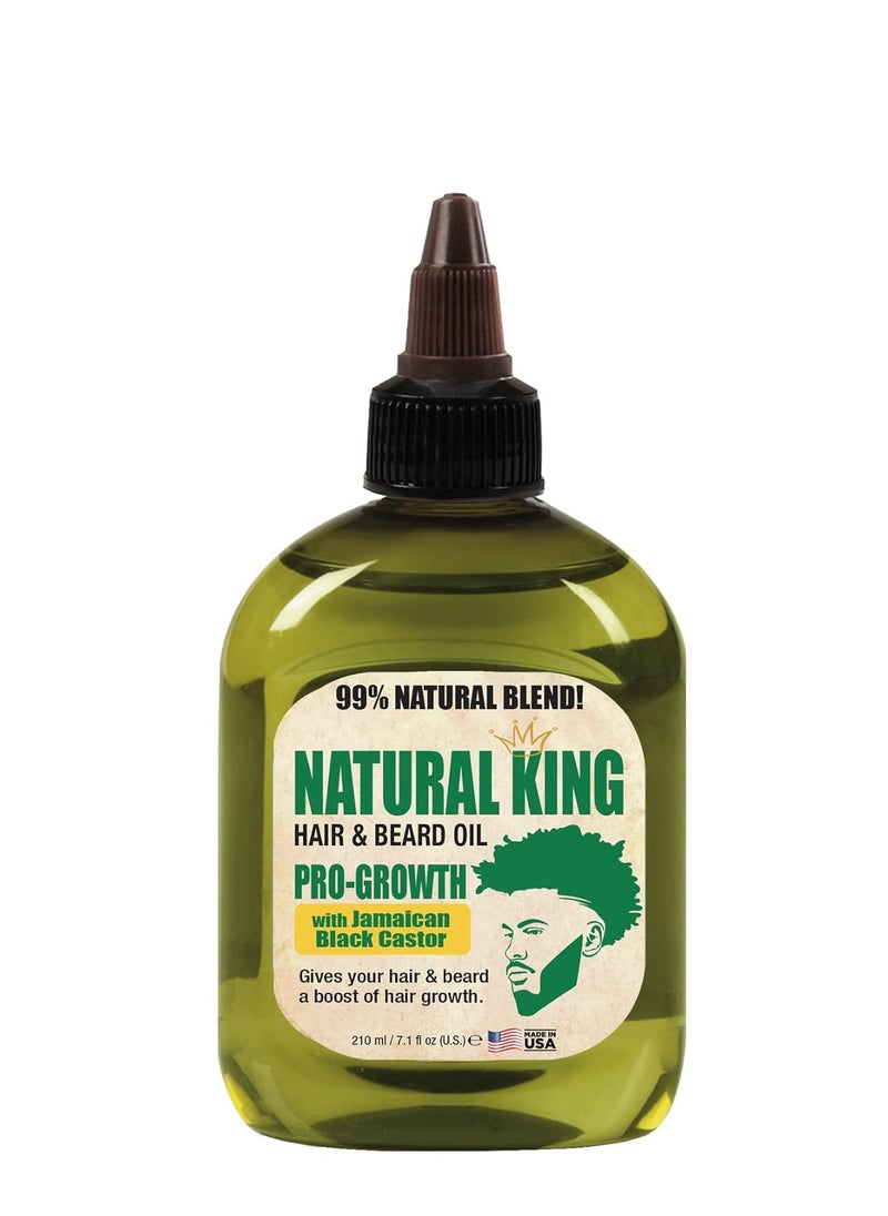 SFC Natural King Pro-Growth Hair & Beard Oil with Jamaican Black Castor Oil 7.1 oz.