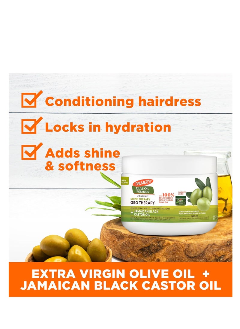 Palmer's Olive Oil Formula Gro Therapy for Healthy Hair and Scalp, 8.8 Ounces (Pack of 2)