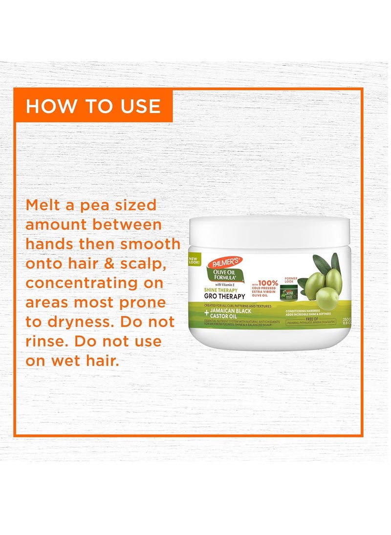 Palmer's Olive Oil Formula Gro Therapy for Healthy Hair and Scalp, 8.8 Ounces (Pack of 2)