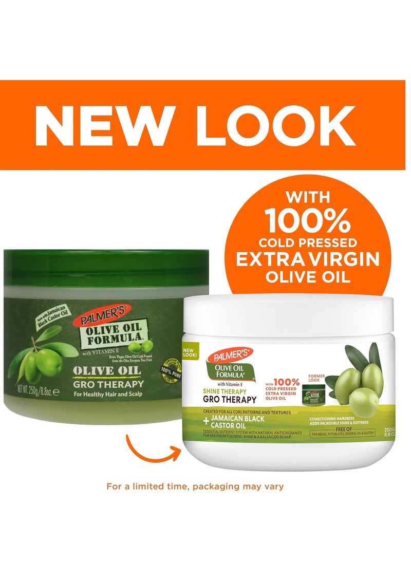 Palmer's Olive Oil Formula Gro Therapy for Healthy Hair and Scalp, 8.8 Ounces (Pack of 2)
