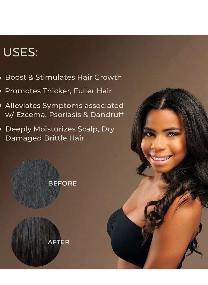 Sunny Isle Extra Dark Jamaican Black Castor Oil 8oz - PET Plastic Bottle | 100% Natural High Potency Treatment for Hair, Scalp