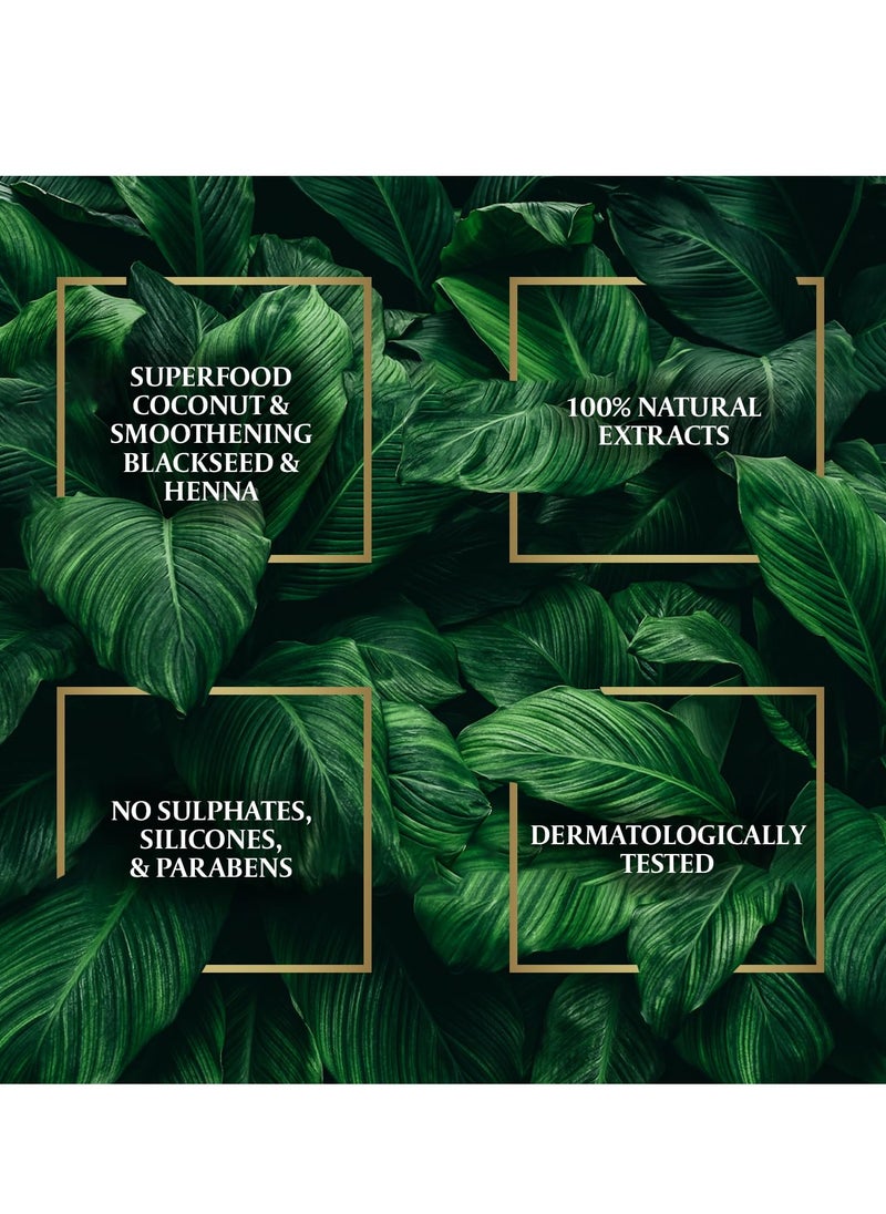 Parachute Advansed Blackseed &Henna Enriched Coconut Hair Oil | For Strong and Shiny Hair | All Hair Types| Non Sticky| 10.1 Fl.Oz