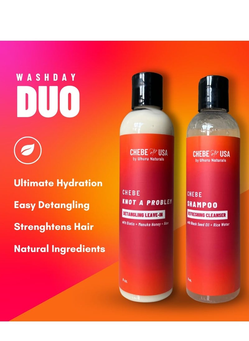 Uhuru Naturals Chebe Shampoo & Conditioner Set