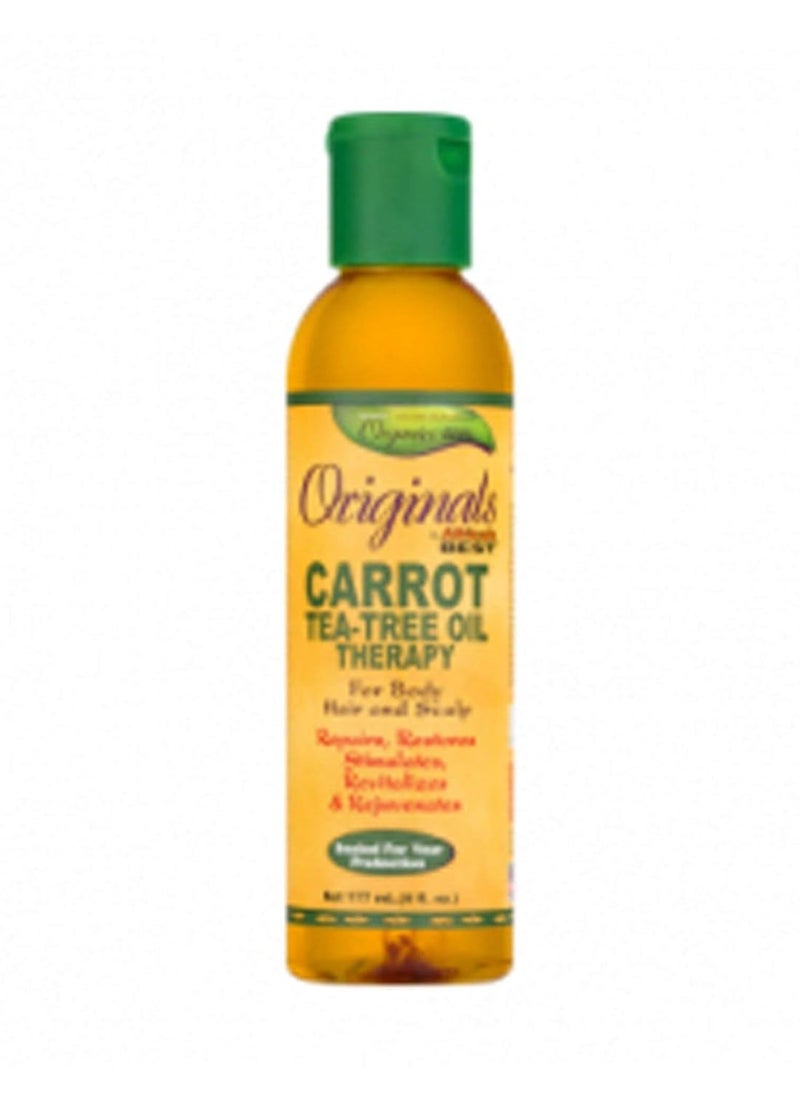 Africa's Best Africas Orig Carrot Tea Tree Oil, 177ml, 6 Fl Oz