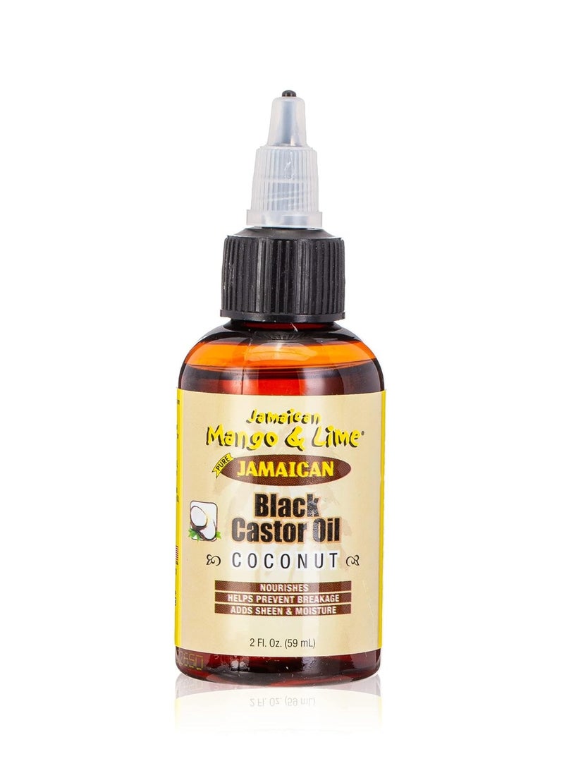 Jamaican Mango & Lime Black Castor Oil, 2 Fl Oz