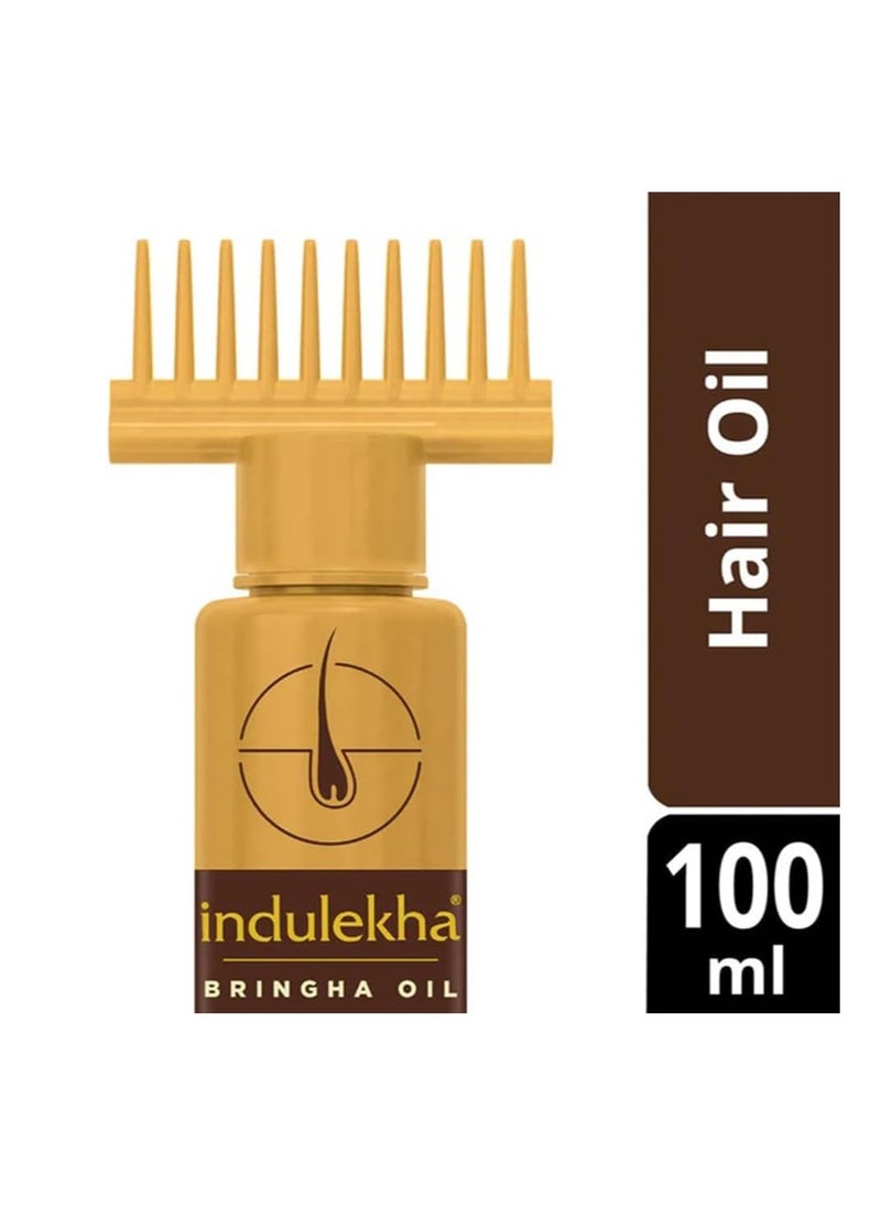 Indulekha Bringha Complete Hair Care Oil 100ml (Pack of 3)