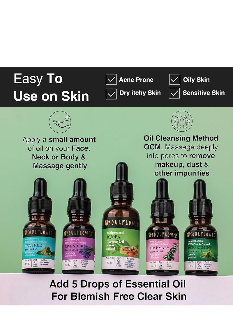 Soulflower Olive Hair Oil, Hair Growth, Skin, Face Massage, Nourishment & Moisturization, Fine Lines & Wrinkles, Strengthen Hair Roots, 100% Pure, Natural & Cold-Pressed, Olive Fruit, Vitamin E, 225ml