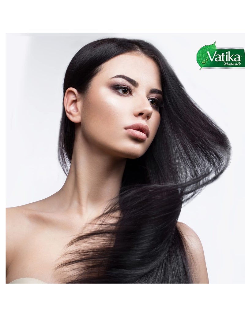 Dabur Vatika Naturals Enriched Hair Oil - Natural Moisturizing, Strengthening & Hair Oil for Healthy Scalp, Nourishing Hair Oil for Soft, Manageable, and Silky Hair From Root to Tip (Olive, Pack of 3)