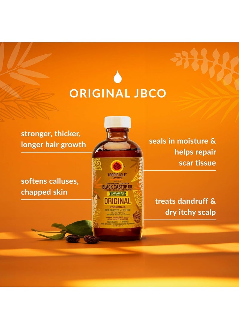 Tropic Isle Living Jamaican Black Castor Oil Collection 2 fl oz - 3 pack