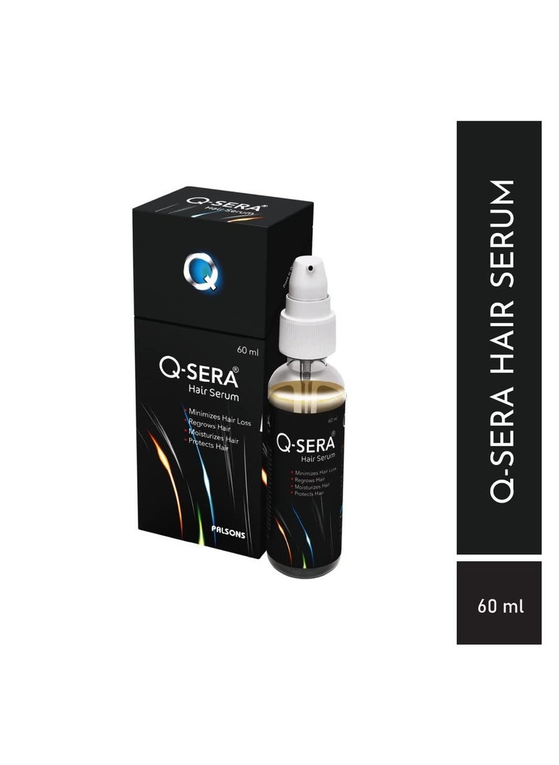 Q-Sera Hair Serum for Thick Hair With Unique Damage Repair Formula With Milk Based Anti-Inflammatory Cytokines for Quick Hair-Fall Control