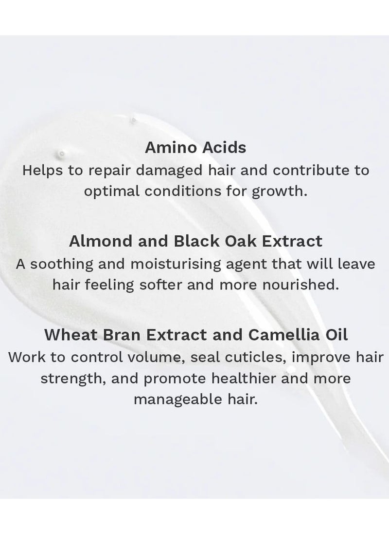 Wavy & Curly Hair Shampoo — Sulfate, SLS, Paraben Free, CGM Approved - Nourishing Amino Acids, Almond Extract & Cherry Oil - Curl Enhancing, Frizz Control & Moisturising
