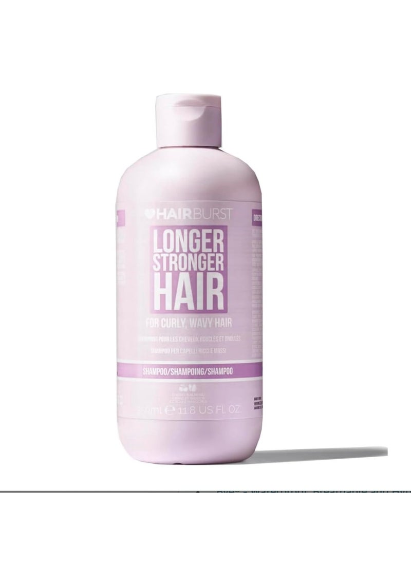 Wavy & Curly Hair Shampoo — Sulfate, SLS, Paraben Free, CGM Approved - Nourishing Amino Acids, Almond Extract & Cherry Oil - Curl Enhancing, Frizz Control & Moisturising