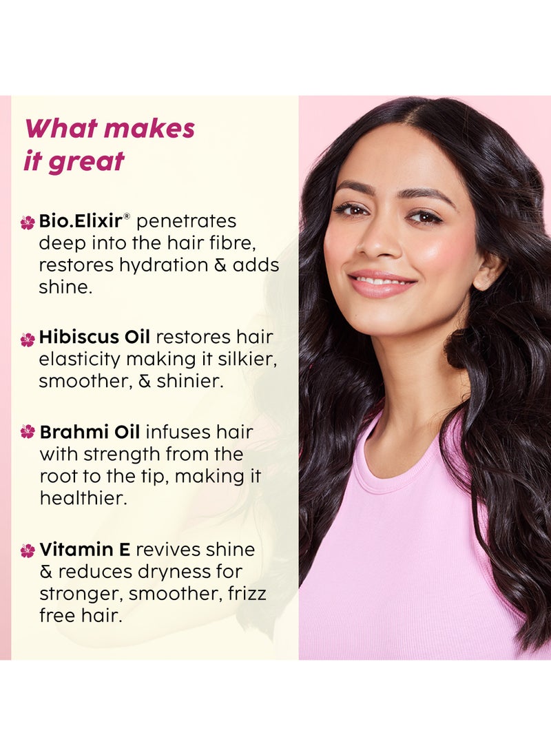 PLIX - THE PLANT FIX Hibiscus Bond Repair Advanced Hair Oil for Damaged Hair - 100ml | Repairs Damaged Hair Due To Heat Styling | Restores Strength & Reduces Breakage