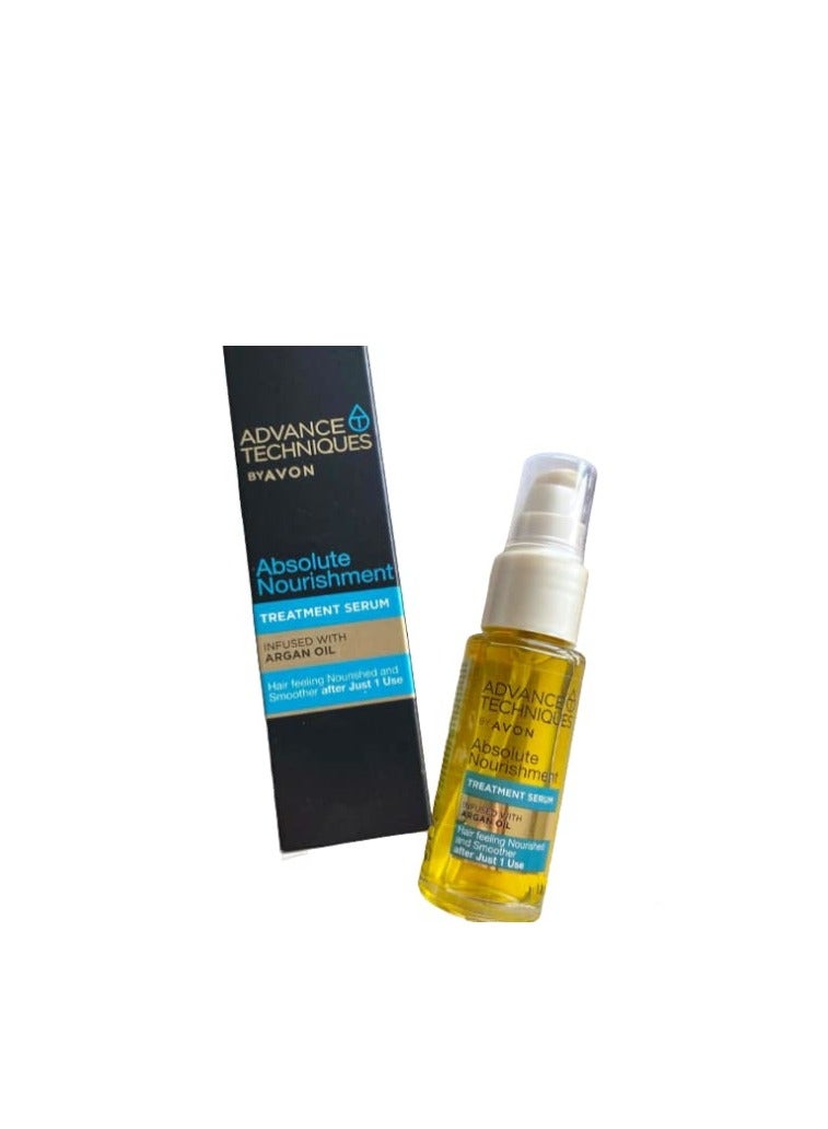 Avon Advance Techniques Moroccan Argan Oil Leave-in Treatment Bottle All Hair Types