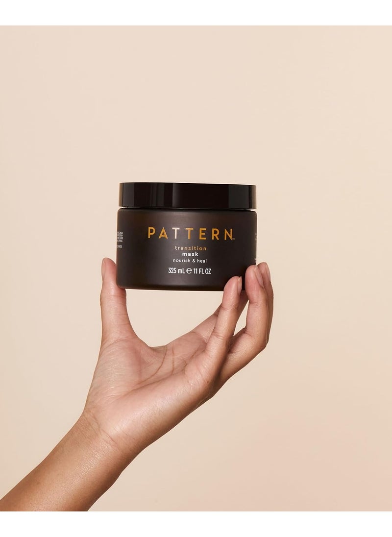 PATTERN Beauty by Tracee Ellis Ross Transition Mask, 11 Fl Oz, Breakage Barrier Hair Mask for Curlies, Coilies and Tight-Textures, 3a-4c