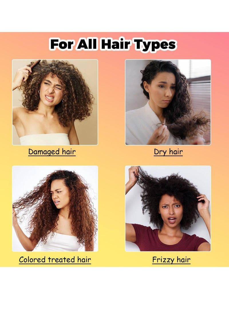 Ivnil MEIDU Keratin Hair Mask for Damaged Hair, Hair Treatment Mask for Color Treated Hair Deep Conditioner, Coconut Oil Deep Repair Conditioning for All Hair Types