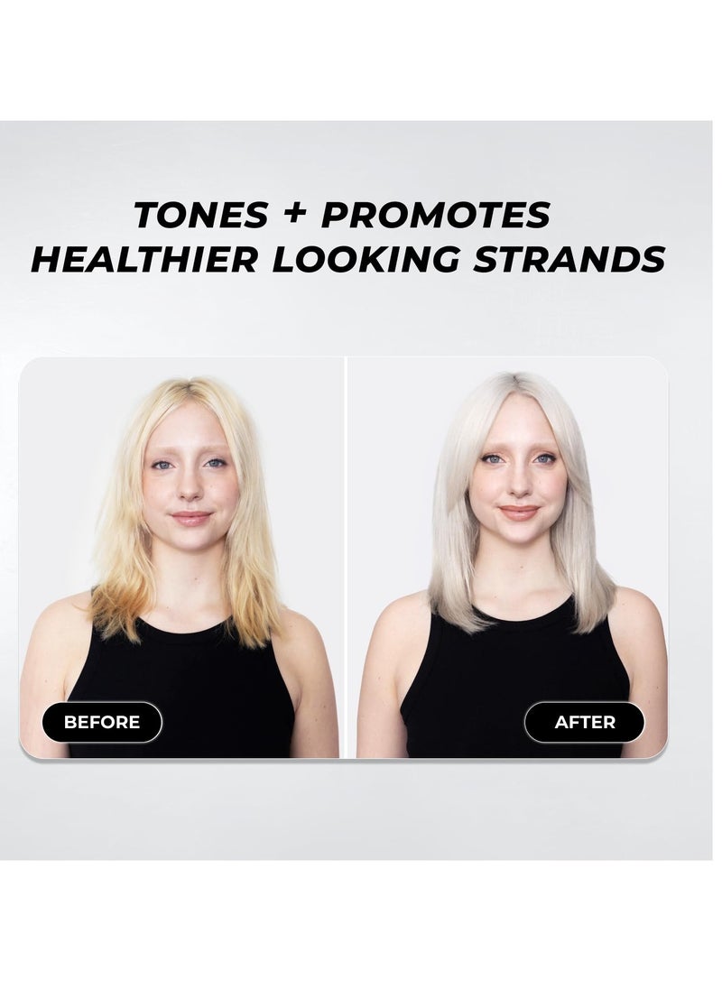 XMONDO Hair Supernova Blonde Toning Reparative Mask | Vegan Formula Reduces Unwanted Brassy & Yellow Tones on Blonde, Highlighted, and Gray Hair | 8 Fl Oz, 1-Pack