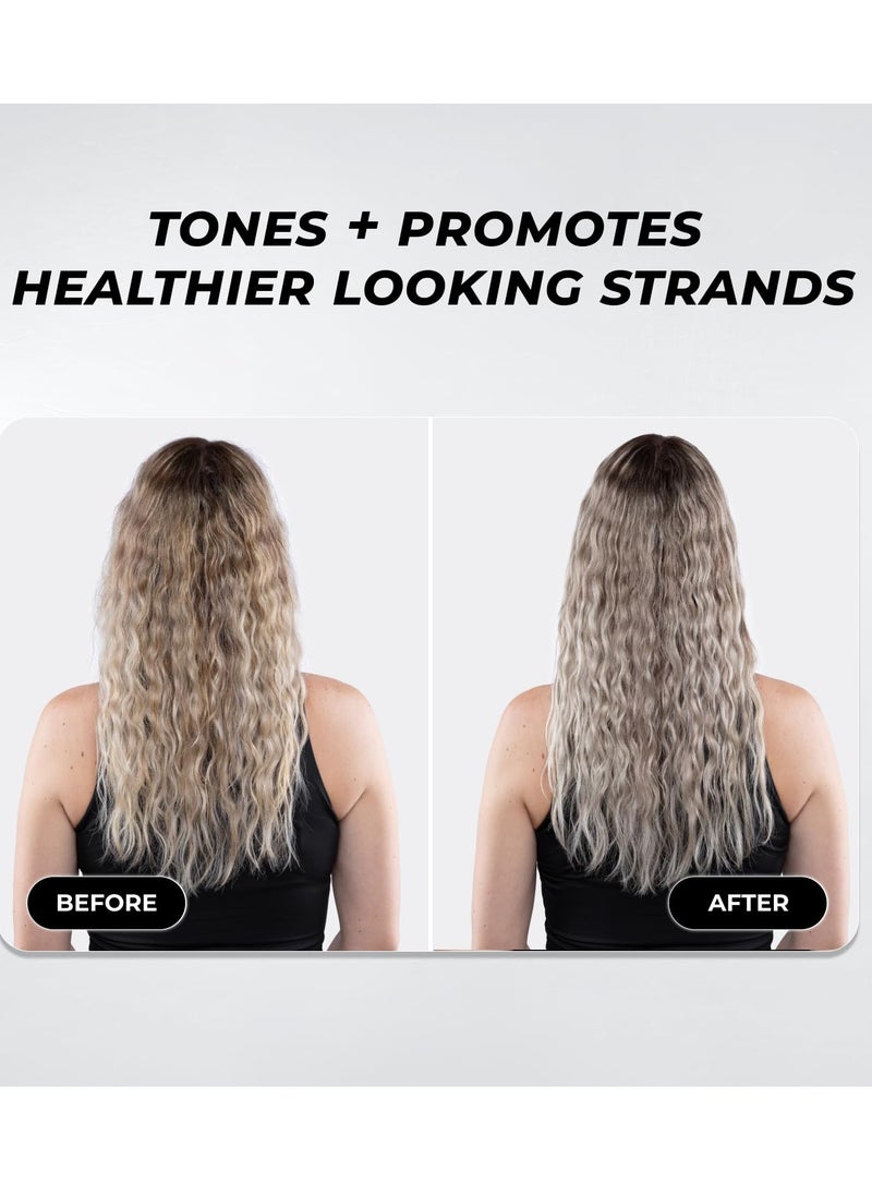 XMONDO Hair Supernova Blonde Toning Reparative Mask | Vegan Formula Reduces Unwanted Brassy & Yellow Tones on Blonde, Highlighted, and Gray Hair | 8 Fl Oz, 1-Pack